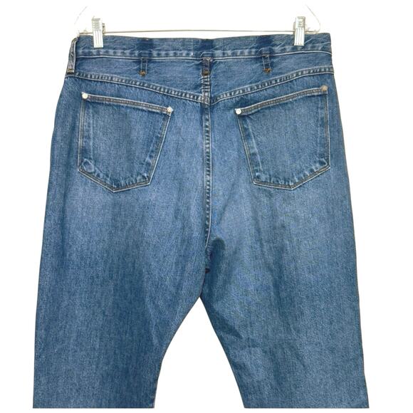 FRAME Women’s High Rise Straight Leg Denim Jeans Size 33 Luna Blue - Picture 5 of 8